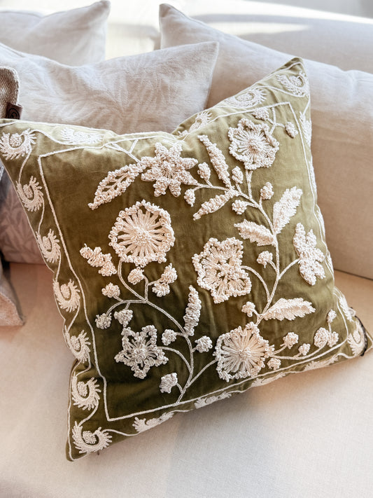 Rica Kuddfodral, Mustard, 50x50 cm