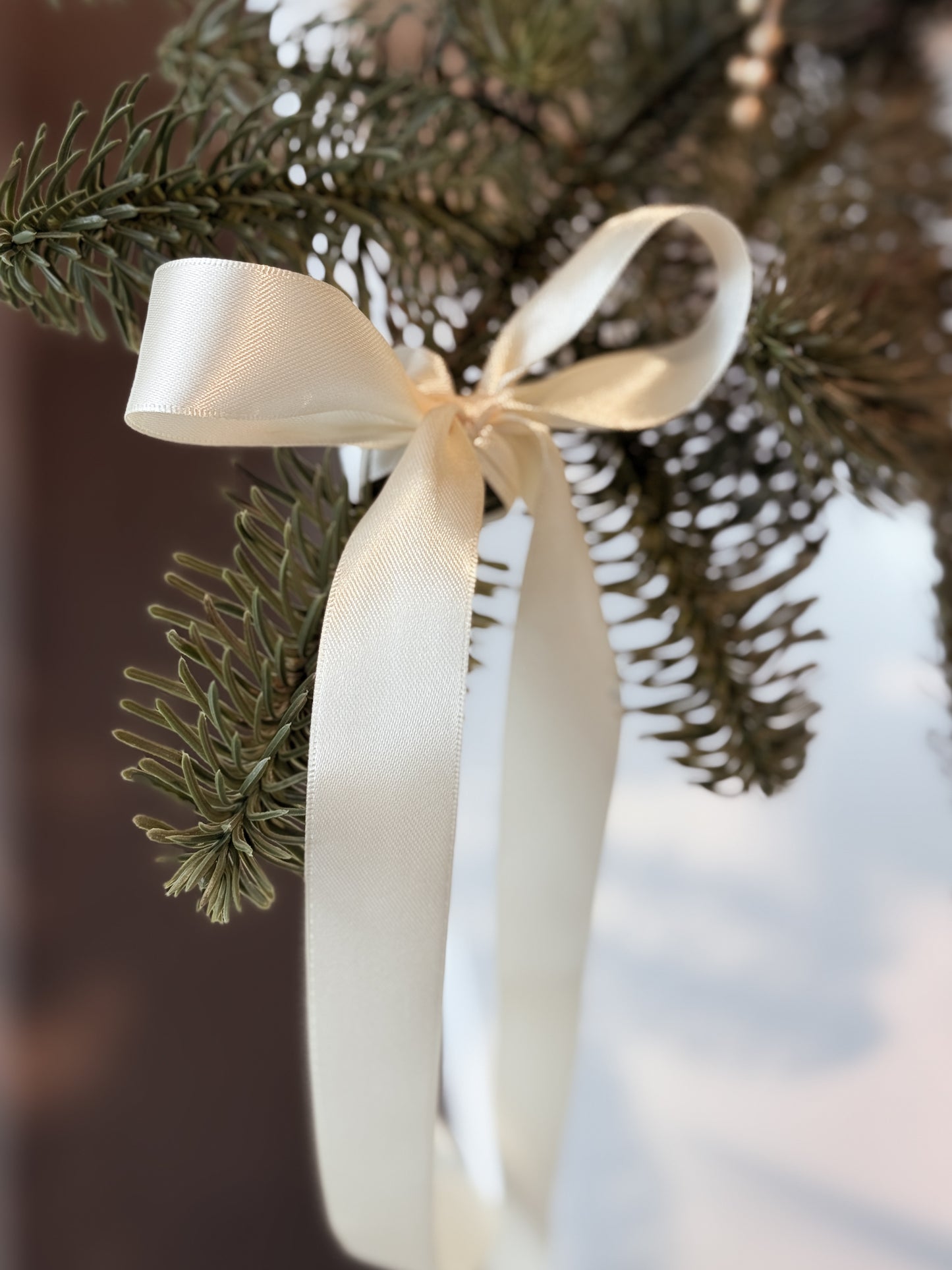 Satinband 25mm x 10 meter, Cremevit