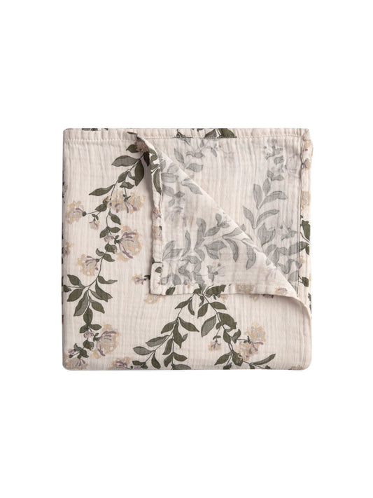 Muslin Swaddle Filt, Honeysuckle