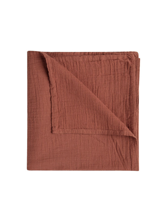 Muslin Swaddle Filt, Cinnamon