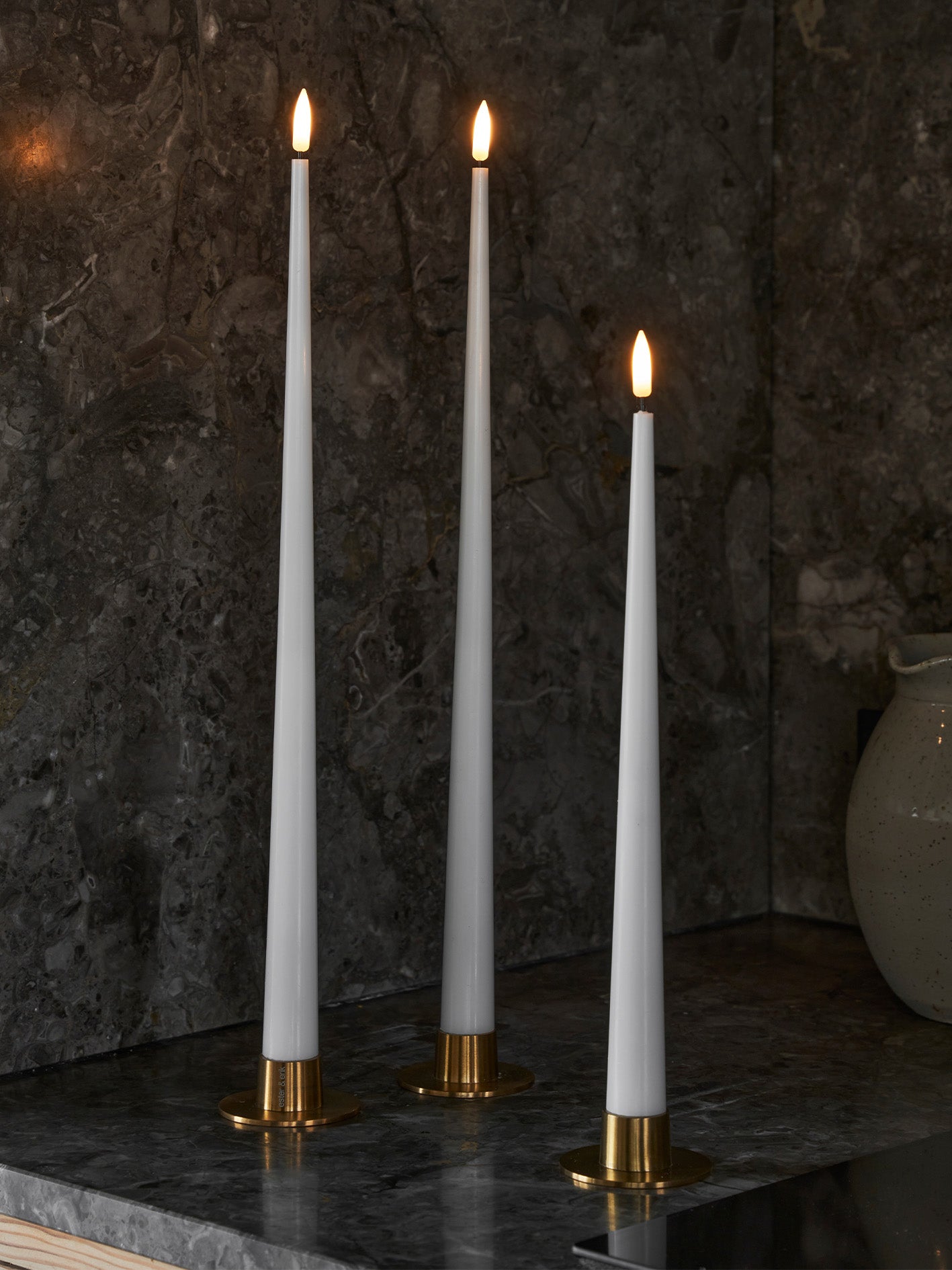 Ester & Erik Led-Ljus, 2-pack, 30 cm, Nr10 - Silky White