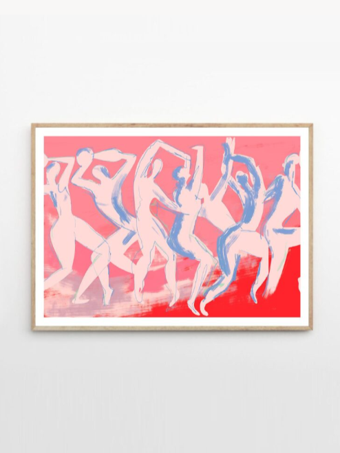 Print By Garmi, Dancing, 50x70cm