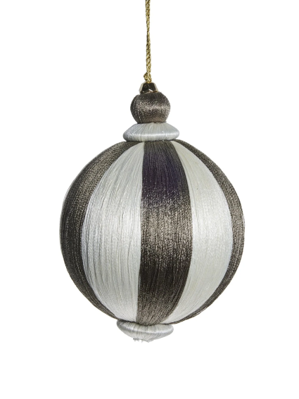 Julgranskula Agnes, Offwhite/Brun, 10 cm