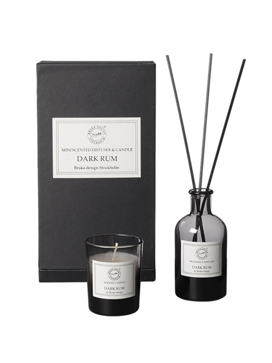 Bruka Gåvoset Doftpinnar + Doftljus, Dark Rum