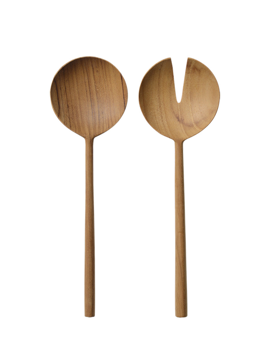 Salladsbestick Teak, 28 cm