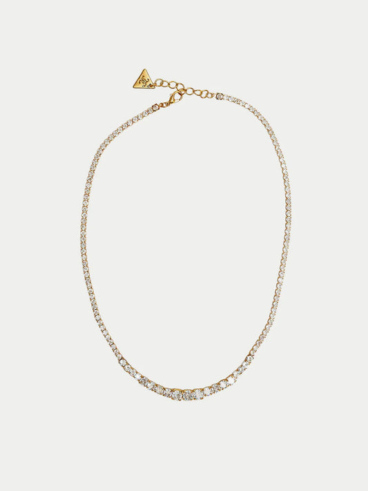 Cath Strass Halsband, Gold