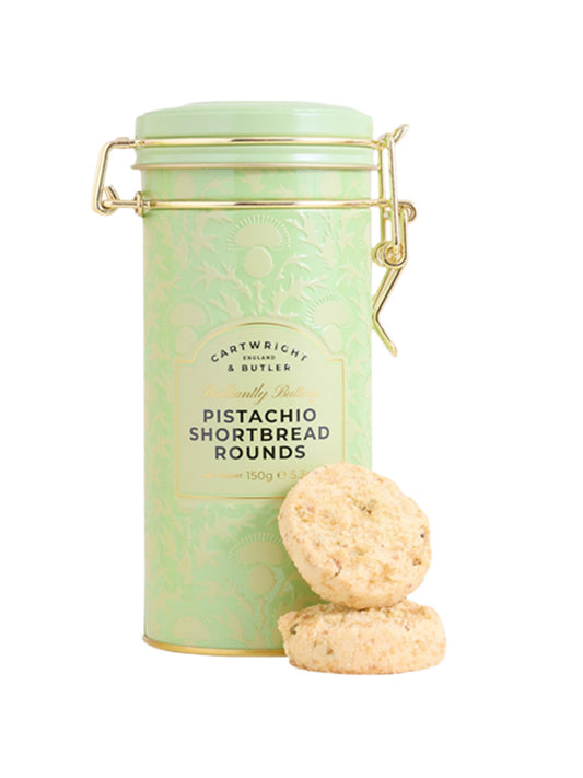 Plåtburk Pistachio Shortbread Rounds 150g