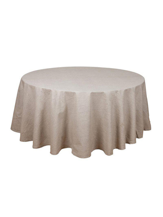 Eden Rund Duk, 180 cm, Ljus Natur