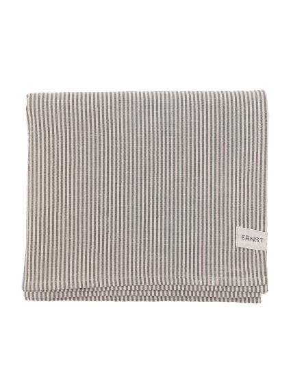 ERNST Duk, Smal Grön Rand, 145x300 cm