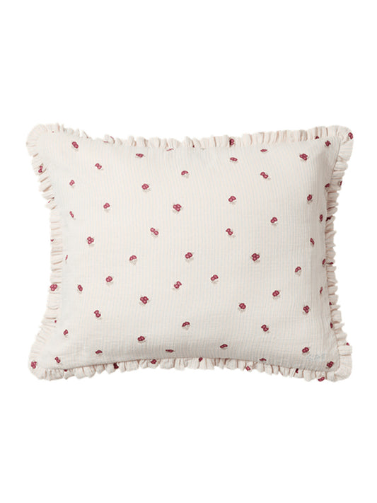Muslin Örngott Frill, Rosehip, 50x60 cm