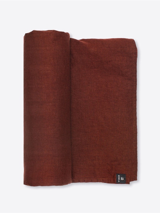 Himla Linneduk, Lingonberry, 140x250 cm