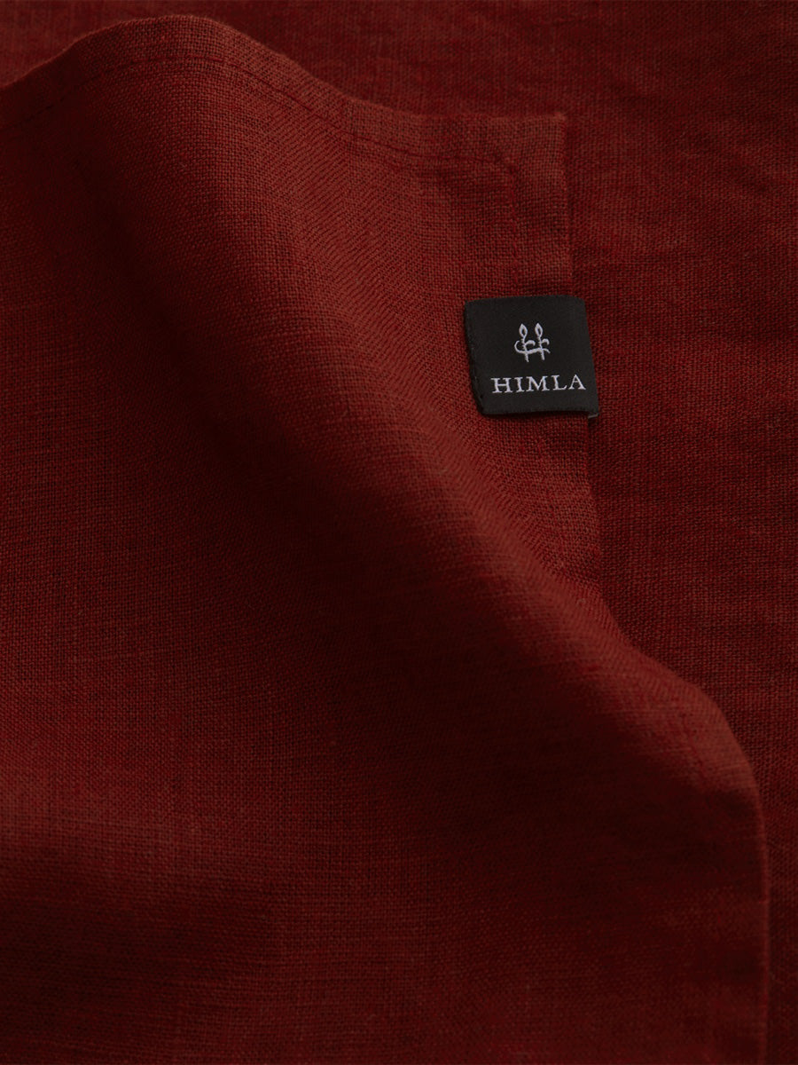 Himla Linneduk, Lingonberry, 140x250 cm