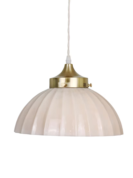 Taklampa Irma, Opal Beige