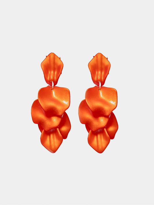 Leaf Örhängen, Pearl Orange