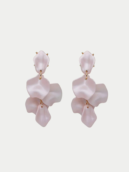 Leaf Örhängen, Pearl Pink