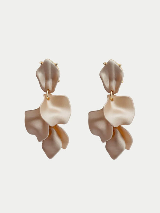 Leaf Örhängen, Pearl Nougat