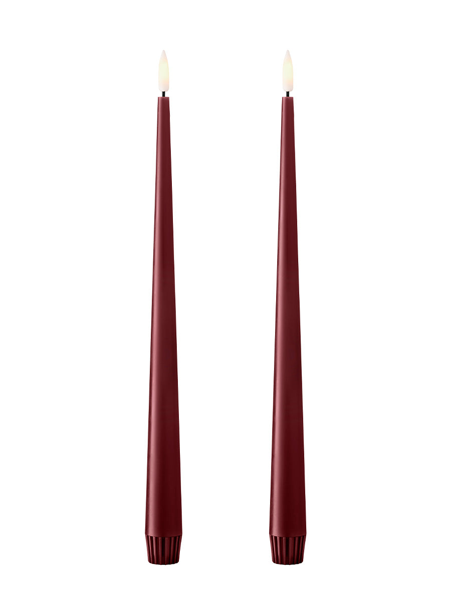 Ester & Erik Led-Ljus, 2-pack, 30 cm, Nr44/2 - Deep Wine