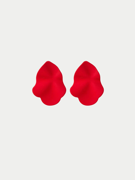 Lip Örhängen, Small, Red