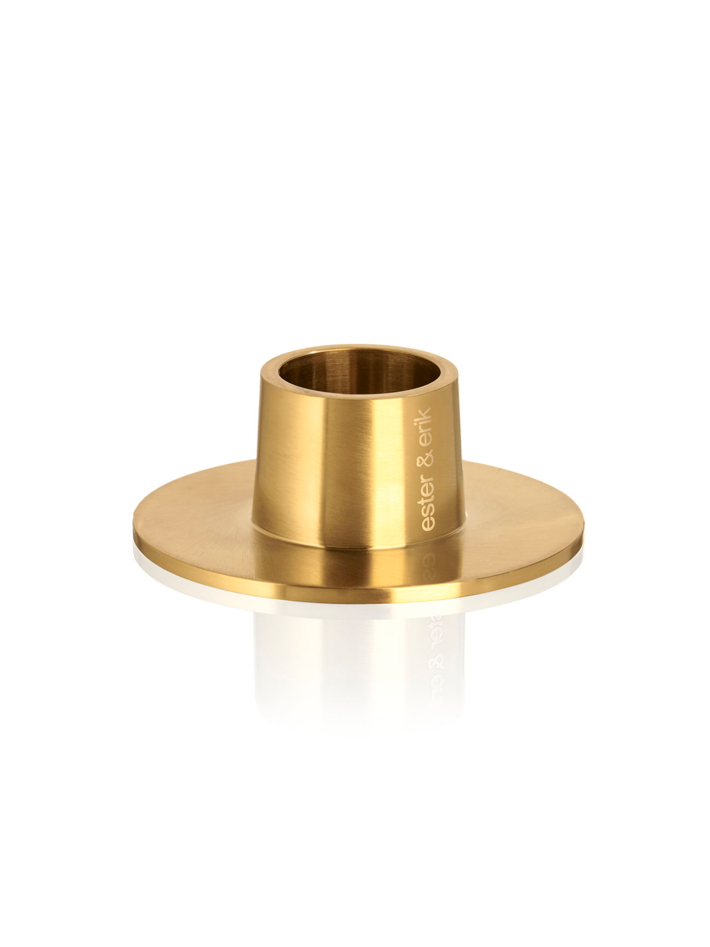 2-pack Ester & Erik Ljushållare, Matt Guld