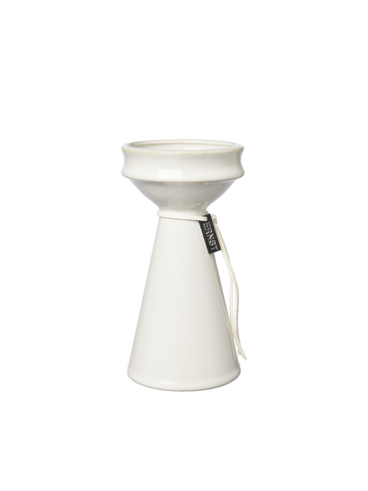 ERNST Lökvas Keramik, 16 cm, Vit