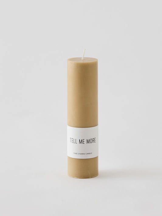 Blockljus Stearin, Medium, Honey