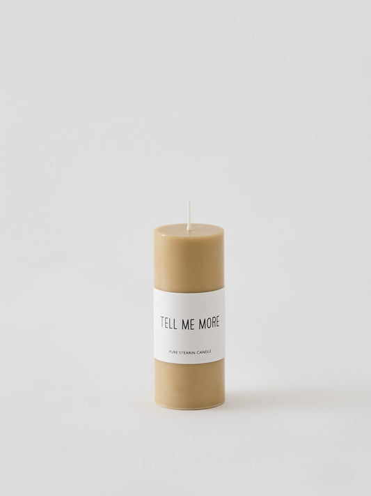 Blockljus Stearin, Small, Honey