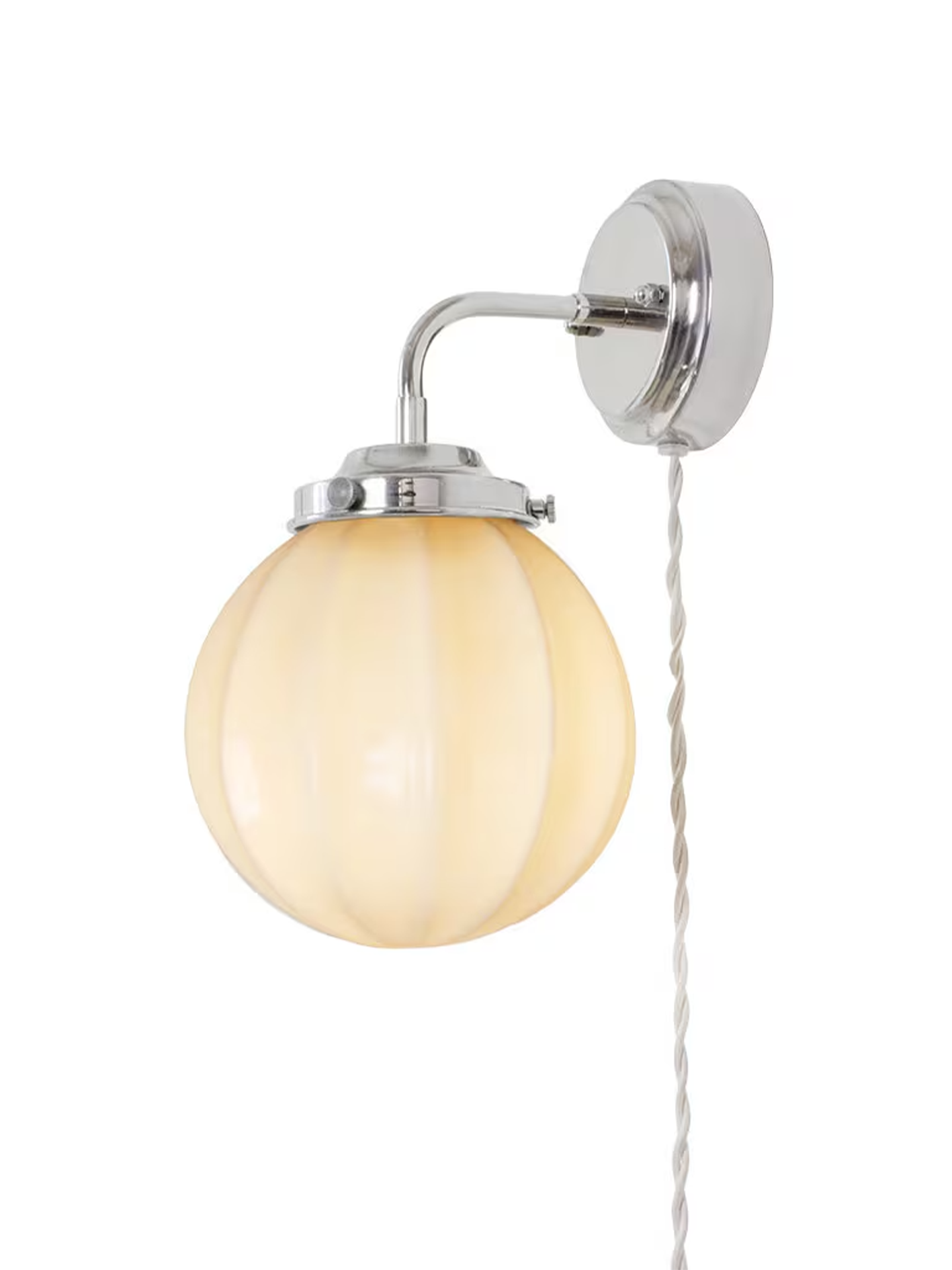 Marit Vägglampa, Nickel/Opal Beige