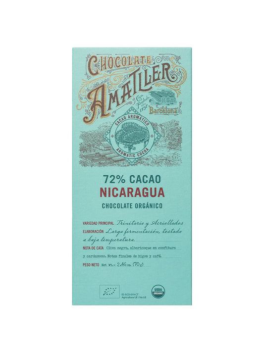 Nicaragua 72% Mörk Choklad EKO 70g