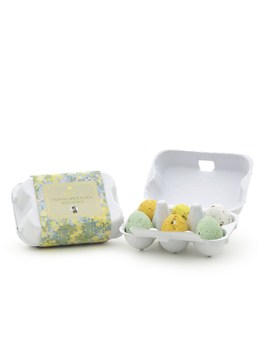 Nannas Spräckliga Nougatägg i Kartong, 66g