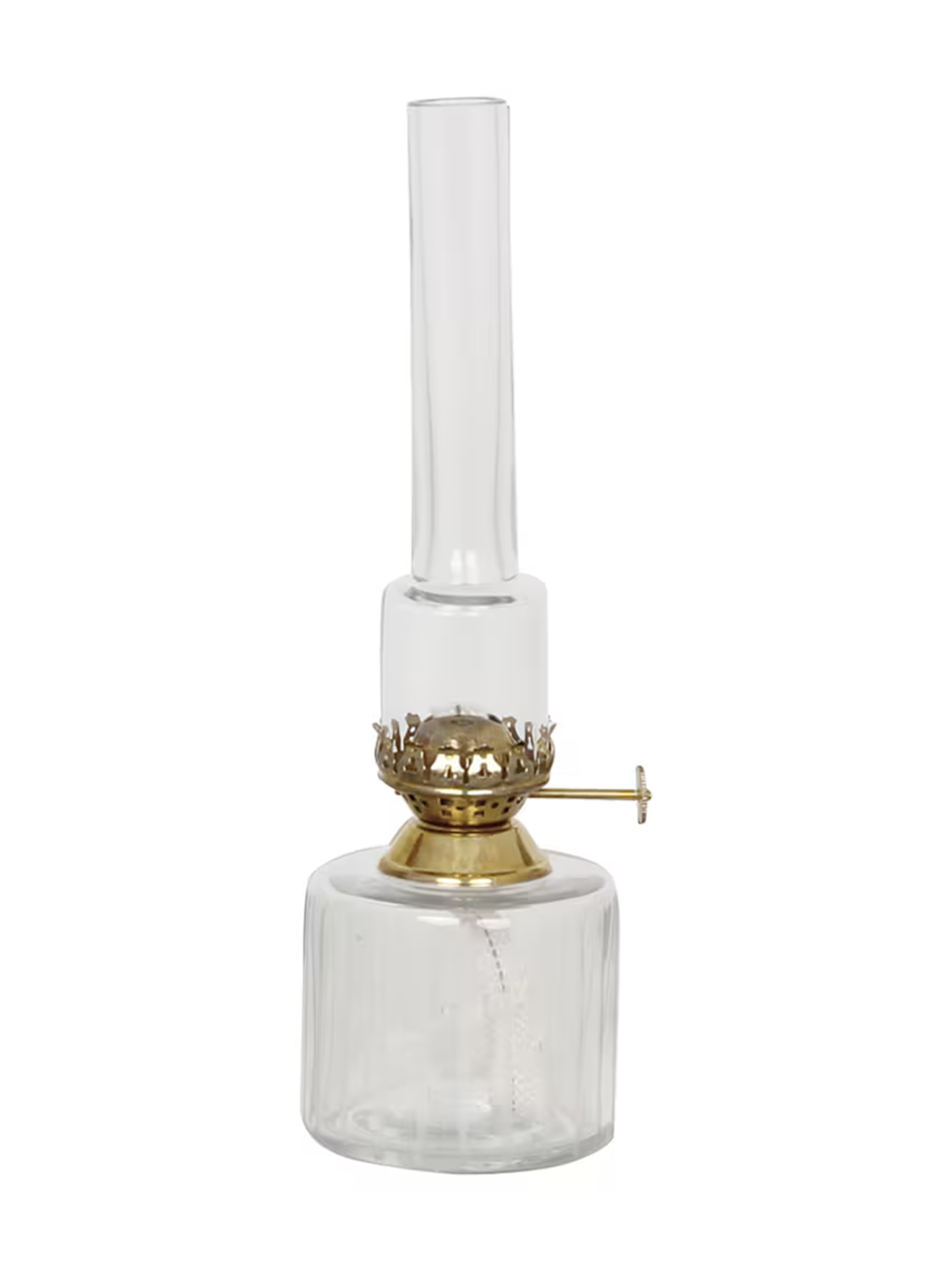 Oljelampa Rak Klarglas, Stor