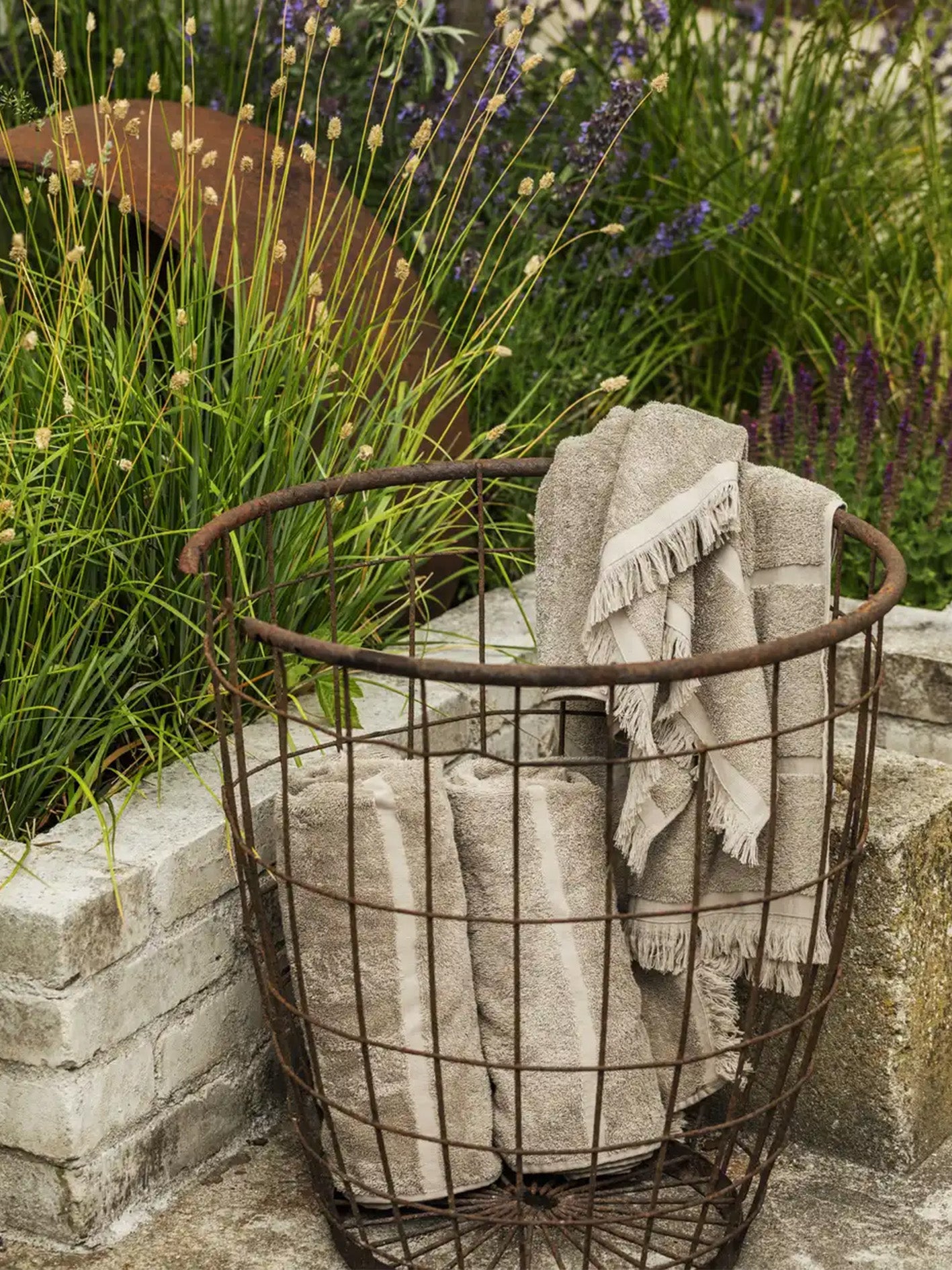 Figaro Handduk, 50x70 cm, Beige