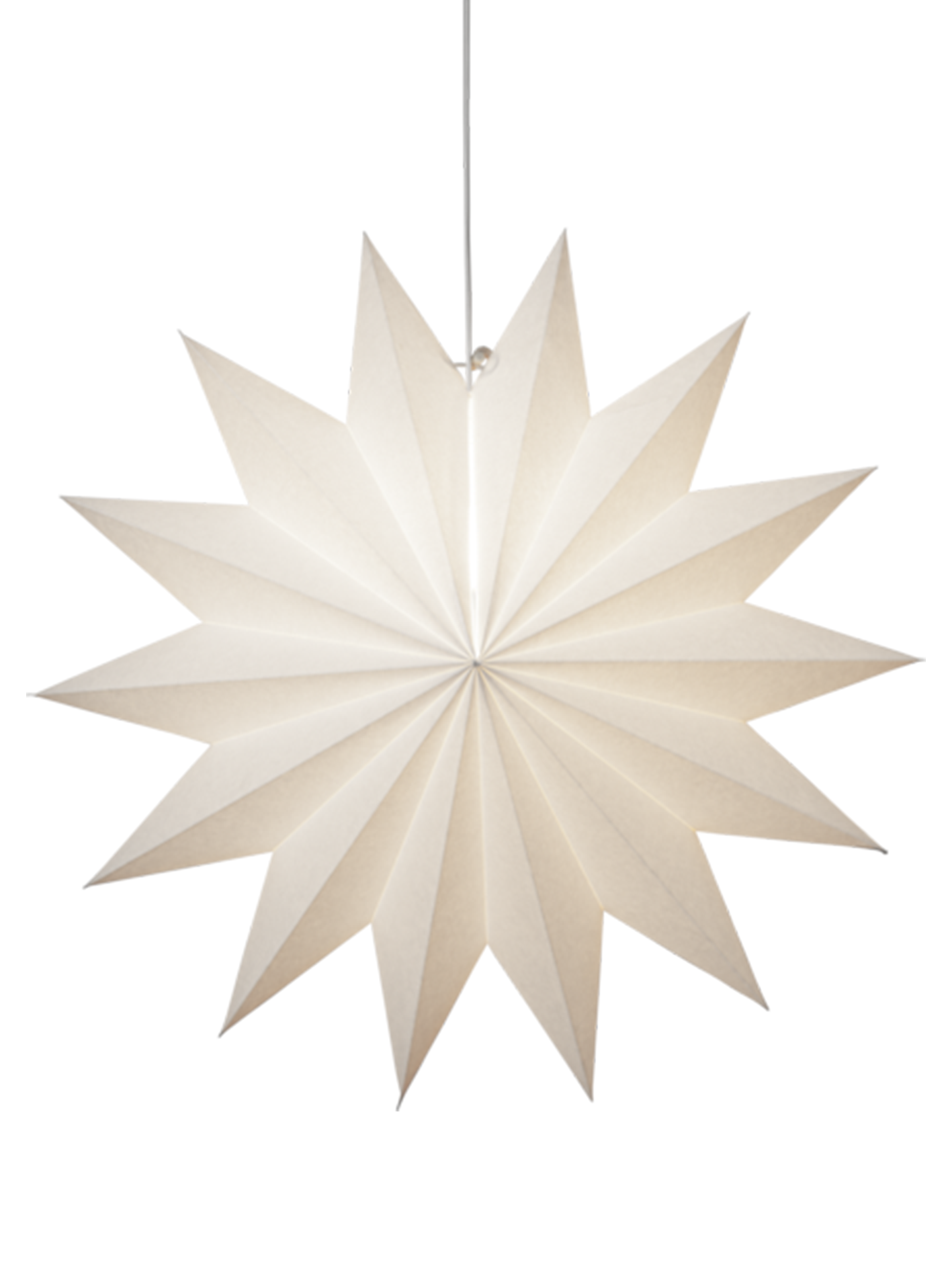 Adventsstjärna Plain 60, Vit