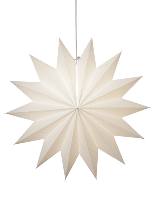 Adventsstjärna Plain 60, Vit