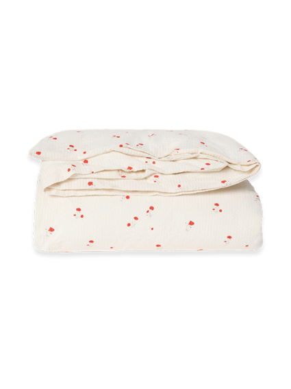 Seersucker Påslakan, Poppy, 150x210 cm