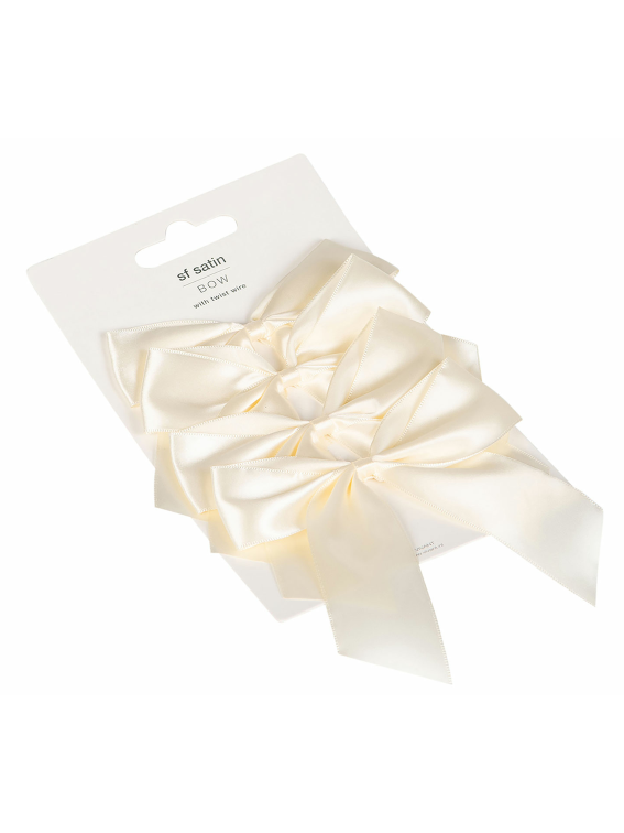 Rosetter Satin, Creme