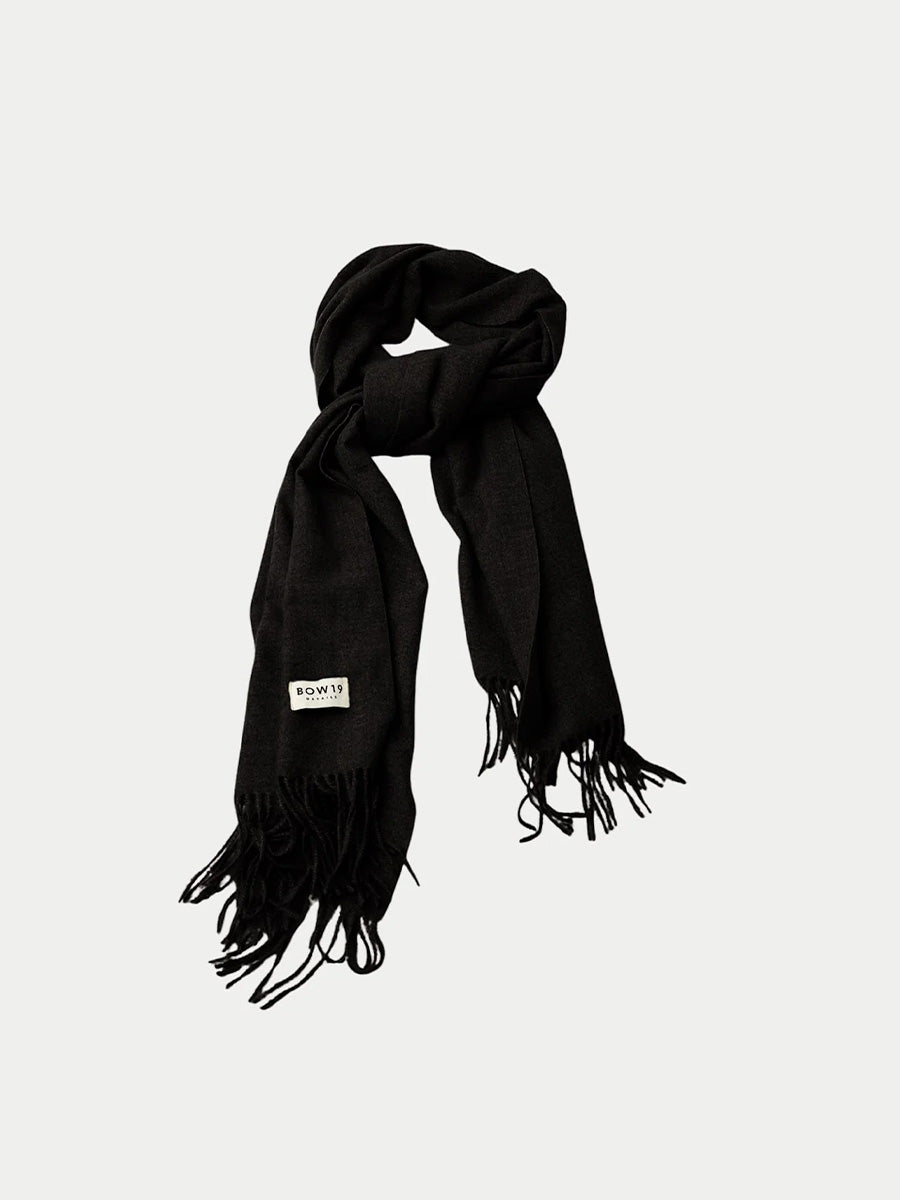 Soft Scarf, 68x190 cm, Black