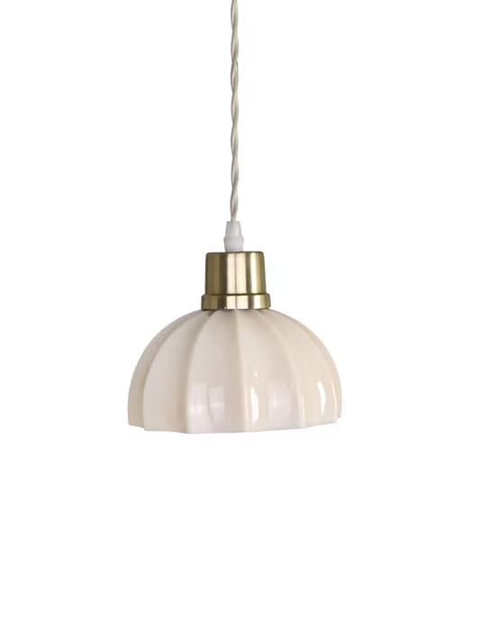 Taklampa Doris, Opal Beige