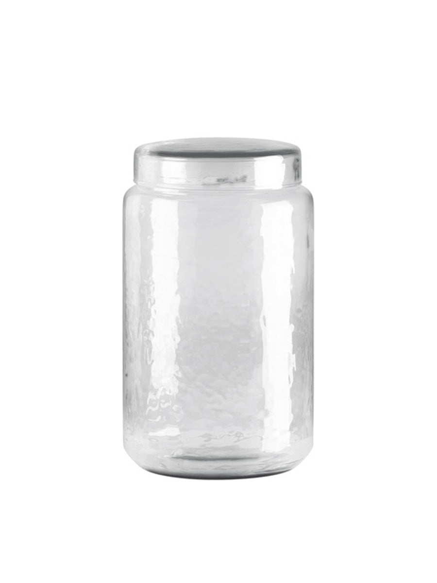 Glasburk med Lock, 22 cm