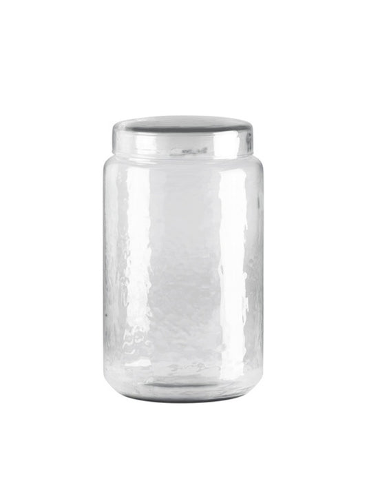 Glasburk med Lock, 22 cm