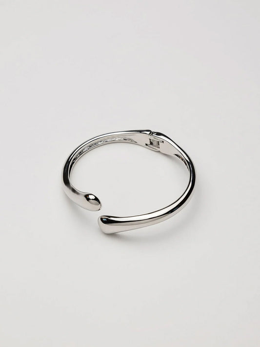 Twin Drop Armband, Silver
