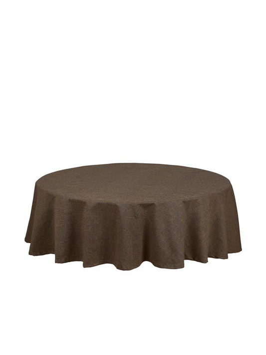 Vide Rund Duk, 160 cm, Nougat